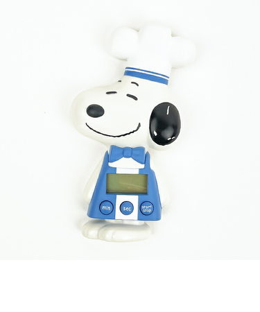 SNOOPY スヌーピー キッチンタイマー ブルー ストライプシェフ キッチン ランチ