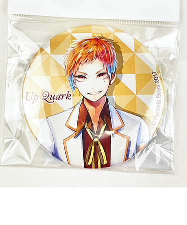 素粒子男子 Particle Boys 缶バッジ D(Up Quark) 推し活 日本製
