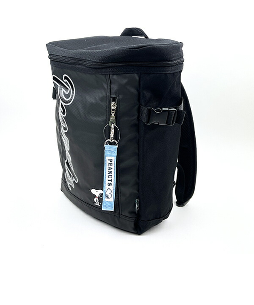 SNOOPY スヌーピー RE-PET スマートボックスリュック ブラック 旅行 修学旅行 スクール バッグ