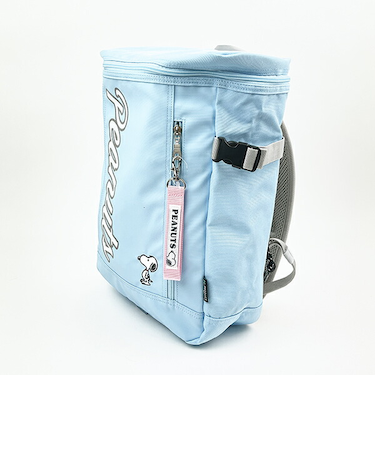 SNOOPY スヌーピー RE-PET スマートボックスリュック ライトブルー 旅行 修学旅行 スクール バッグ