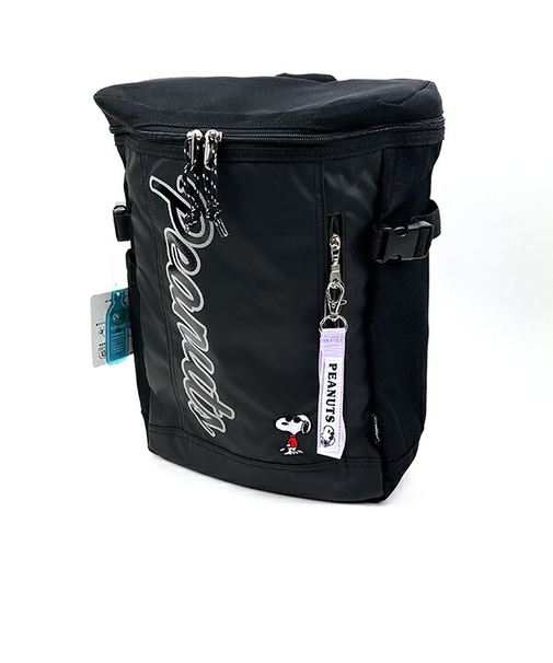 SNOOPY スヌーピー RE-PETスマートボックスリュック ブラック 旅行 修学旅行 スクール