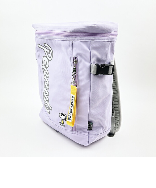 SNOOPY スヌーピー RE-PET スマートボックスリュック パープル 旅行 修学旅行 スクール バッグ