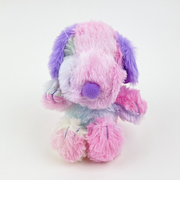 スヌーピー マーブルカラー マスコット キーホルダー ぬいぐるみ パープル SNOOPY