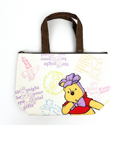 ディズニー くまのプーさん 保冷保温ミニトート カラフル トートバッグ ランチ お弁当