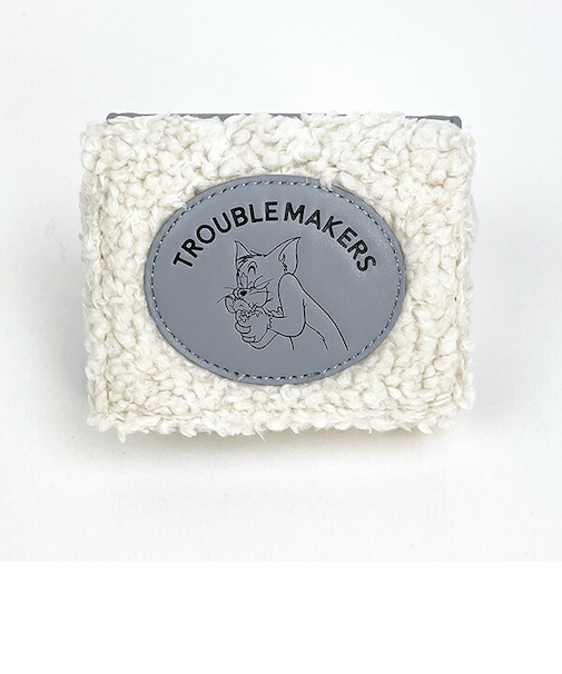 トムとジェリー フレンズボアミニウォレット (グレー) 財布 トムジェリ