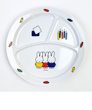 ミッフィー  おともだち シリーズ  ミッフィーとおともだち 丸皿 プレート ベビー ランチ