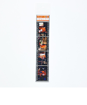 こまねこ 映画風フィルムステッカー 撮影(1) シール デコ ブラック