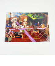 こまねこ アートフォトポスター ラジボーと一緒 絹目写真A4ポスター インテリア