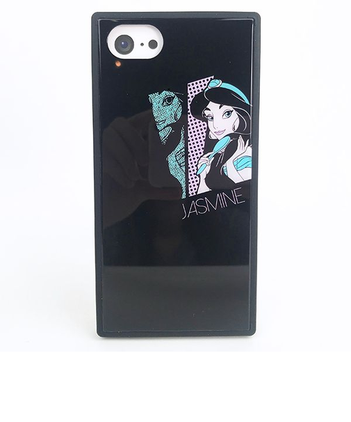 ディズニーアラジン ジャスミン  (アイフォンケース iPhone8/7/6ｓ/6対応) iPhoneケース ブラック スマホカバー Disney