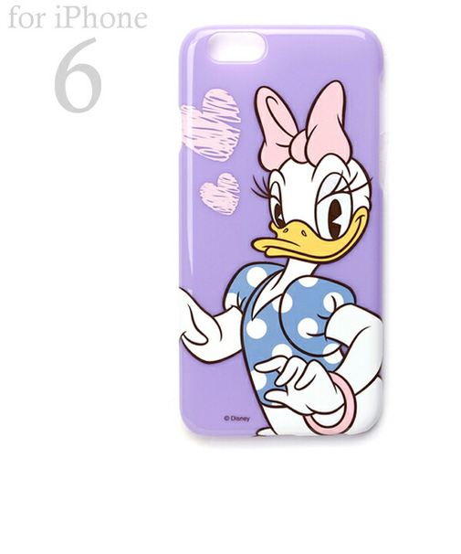 ディズニーデイジーダック  (アイフォンケース iPhone6/4.7インチ対応) iPhoneケース パープル スマホカバー Disney(SPWD)