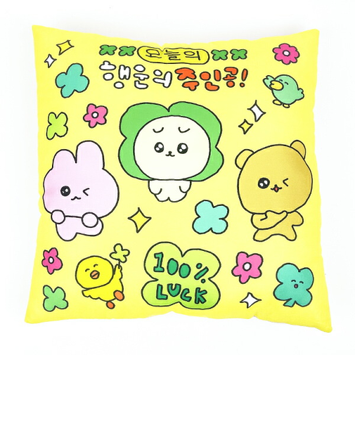 チェゴシム 背当てクッション イエロー インテリア 韓国