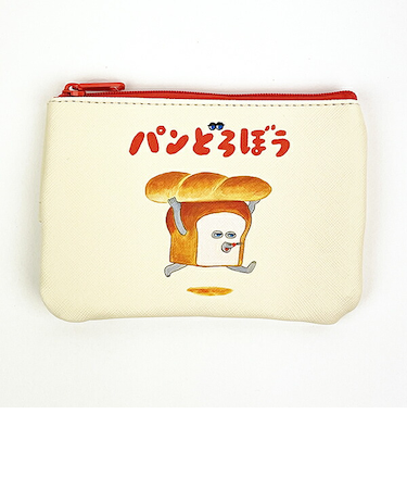 パンどろぼう ティッシュポーチ ティッシュケース 小物入れ アイボリー