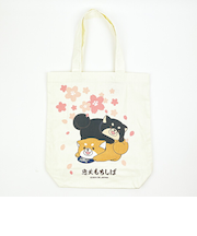 忠犬もちしば 桜 トートバッグ