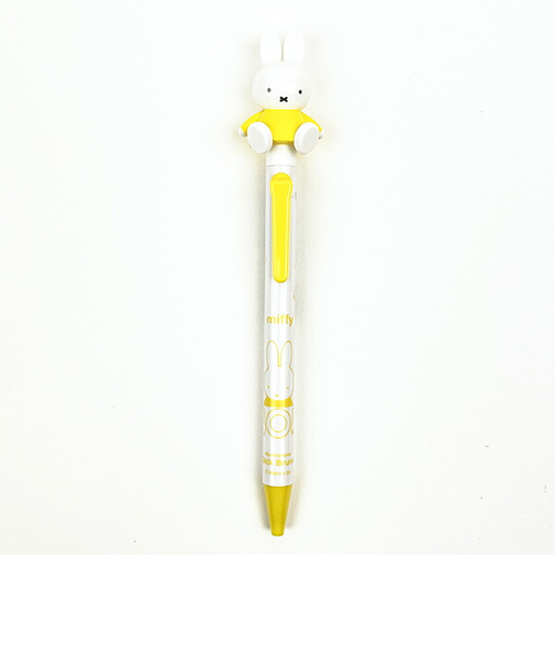 ミッフィー miffy おすわり アクションペン (イエロー) 文具 日本製