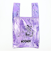 MOOMIN ムーミン シャイニーエコバッグ ムーミン&スナフキン 折りたたみバッグ マルシェバッグ