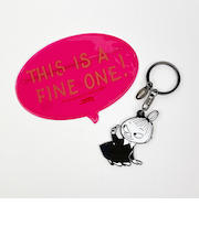 MOOMIN ムーミン PVCケース入りキーホルダー リトルミイ キーアクセサリー