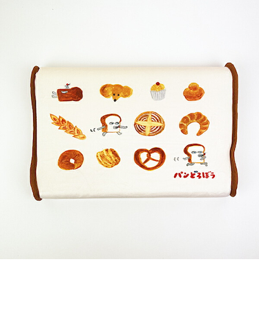 パンどろぼう ジュニアソフト低反発枕 ベージュ枕 寝具 キッズ