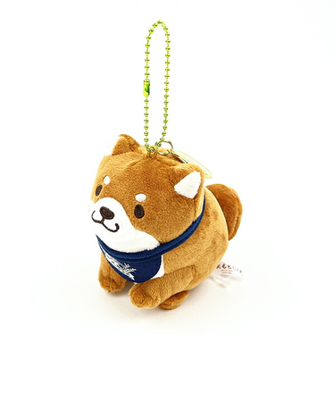 忠犬もちしば おかかおすわり ぬいぐるみボールチェーン