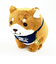 忠犬もちしば おかかおすわり ぬいぐるみ(S)