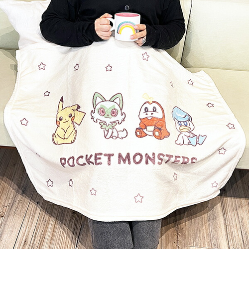 ポケットモンスター ポケモン ひざ掛け パルデア地方 イエロー