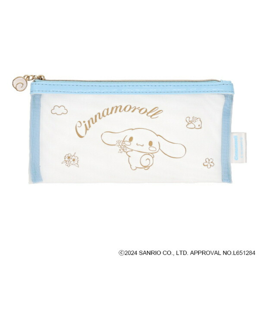 サンリオ シナモロール メッシュポーチスリム シナモン Sanrio