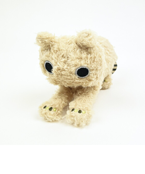 ぬいぐるみ ネイル猫シリーズ  ベージュ 人形 インテリア キッズ ギフト