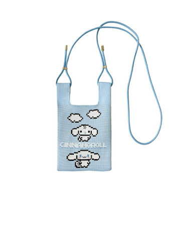 サンリオ シナモロール ニットミニショルダーバッグ シナモン Sanrio
