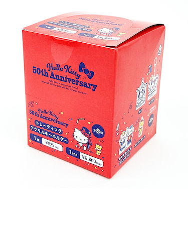 サンリオ ハローキティ50th トレーディングアクリルキーホルダー Sanrio 日本製