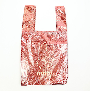 ミッフィー miffy くまちゃん シャイニーエコバッグ