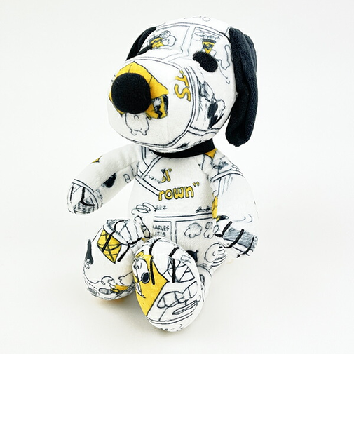 スヌーピー SNOOPY 75th コミック S ぬいぐるみ インテリア イエロー