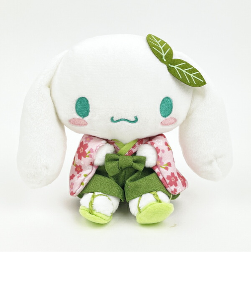サンリオ シナモロール 抹茶着物 ぬいぐるみ S インテリア