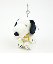 スヌーピー SNOOPY 75th 80s マスコット ぬいぐるみ イエロー