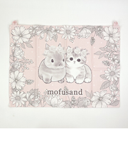 モフサンド mofusand ファブリックポスター M うさにゃん インテリア