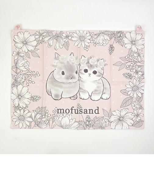 モフサンド mofusand ファブリックポスター M うさにゃん インテリア