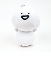 お文具といっしょ 振ると音が鳴るマスコット ぬいぐるみ お文具さん ホワイト