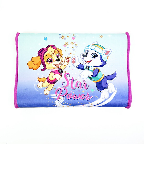 パウパトロール ジュニア低反発枕 Star Power !  パープル 枕 寝具 キッズ スカイ エベレスト