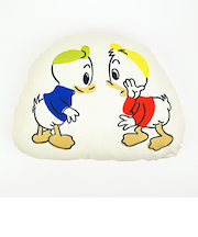 ディズニー Disney ヒューイ・デューイダイカットクッション 三郷陶器 アイボリー インテリア