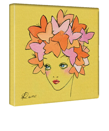 内藤ルネ キャンバスアート 紅葉 インテリア アートパネル