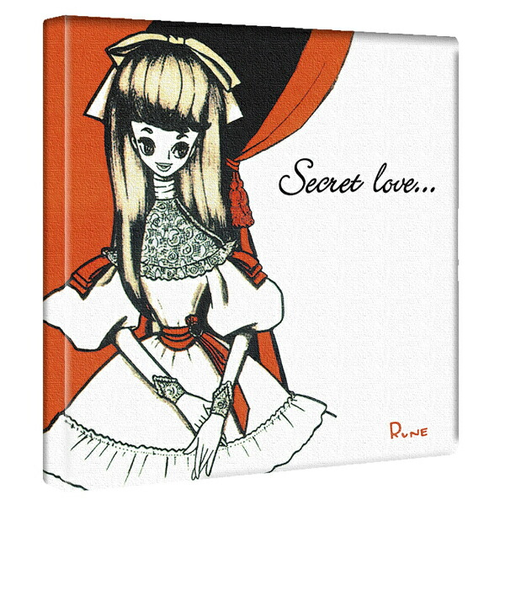 内藤ルネ キャンバスアート ジジ インテリア アートパネル