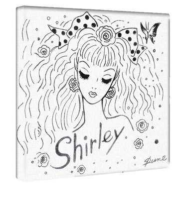 内藤ルネ キャンバスアート Sirley インテリア アートパネル