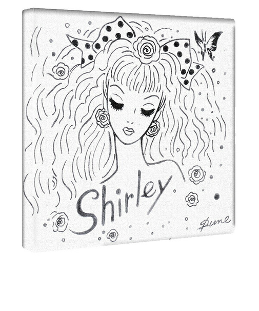 内藤ルネ キャンバスアート Sirley インテリア アートパネル