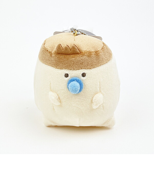 お文具といっしょ ばぶんぐさん プリンさん マスコット ぬいぐるみ イエロー