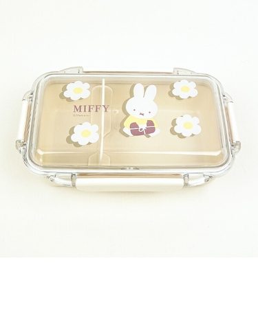 ミッフィー miffy 密封4点留め一段弁当 ランチ 日本製