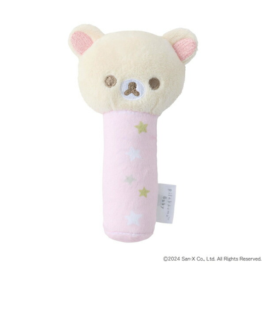 リラックマ コリラックマ にぎにぎスティック ピンク ベビー