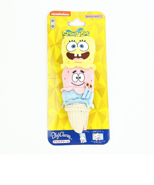 スポンジボブ アイスクリーム PlayCharm マスコット スマホ