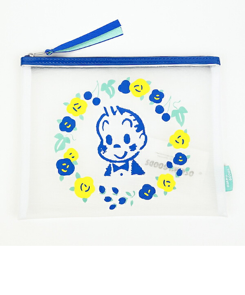 オサムグッズ ジャック メッシュポーチ (ブルー) OSAMUGOODS