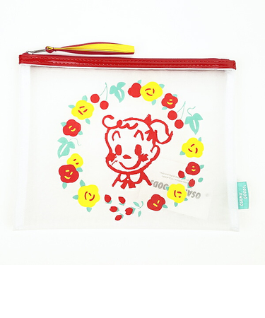 オサムグッズ ジル メッシュポーチ (ピンク) OSAMUGOODS