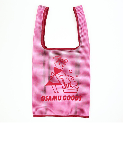 オサムグッズ ジル メッシュバッグ (ピンク) OSAMUGOODS