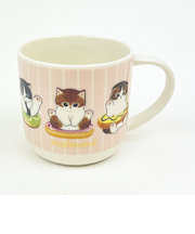 もふさんど mofusand スイーツにゃん マグ(ドーナツ) コップ 日本製