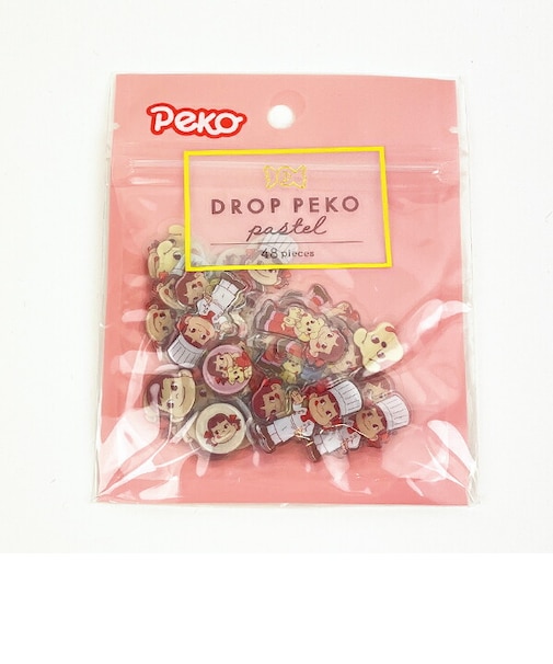 ペコちゃん DROPPEKO PASTELシール ステッカー フレークシール 文具